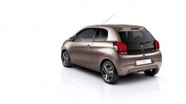 Peugeot 108 (2014) - wersja 3-drzwiowa - tył - reflektory włączone