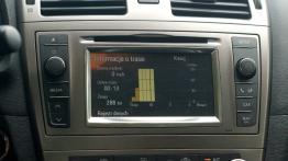 Toyota Avensis III Wagon Facelifting - galeria redakcyjna - ekran systemu multimedialnego