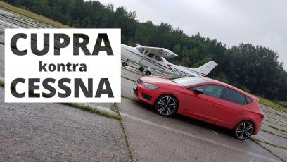 Wyścig na lotnisku (Seat Leon Cupra 290 vs Cessna 182)