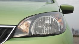 Skoda Citigo - test długodystansowy - galeria redakcyjna - lewy przedni reflektor - włączony
