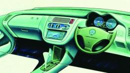 Honda HR-V - wersja 5-drzwiowa - szkic wnętrza