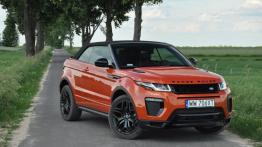 Range Rover Evoque Convertible - galeria redakcyjna - widok z przodu