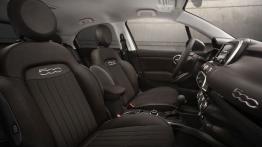 Fiat 500X Lounge (2015) - wersja amerykańska - widok ogólny wnętrza z przodu