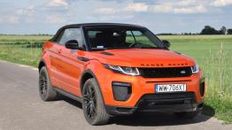 Range Rover Evoque Convertible - galeria redakcyjna - widok z przodu