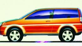 Honda HR-V - wersja 3-drzwiowa - szkic auta