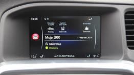 Volvo S60 II Facelifting 2.0 181KM - galeria redakcyjna - ekran systemu multimedialnego