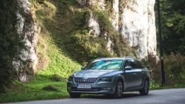 Skoda Superb Combi 2.0 TDI 190 KM - galeria redakcyjna - widok z przodu