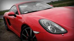 Porsche Cayman II Coupe 3.4 V6 325KM - galeria redakcyjna - prawy przedni reflektor - wyłączony