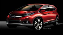 Honda CR-V IV - wersja europejska - szkic auta