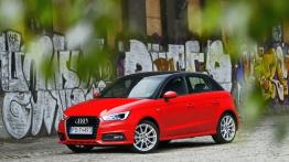 Audi A1 Sportback Facelifting TFSI - galeria redakcyjna - widok z przodu
