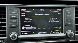 Seat Leon III Cupra ST (2015) - galeria redakcyjna - nawigacja gps