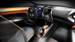 Peugeot 108 (2014) - wersja 5-drzwiowa - szkic wnętrza