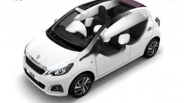 Peugeot 108 (2014) - wersja 5-drzwiowa - schemat konstrukcyjny auta