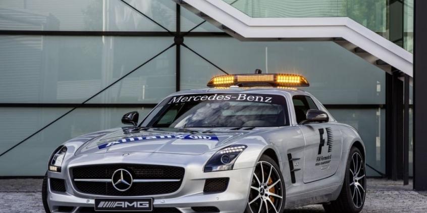 Mercedes SLS AMG GT - samochód bezpieczeństwa F1