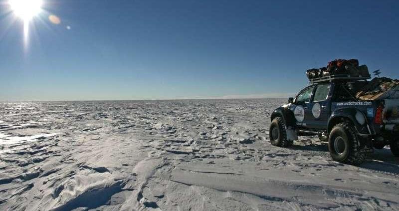 Hilux na Biegunie Południowym