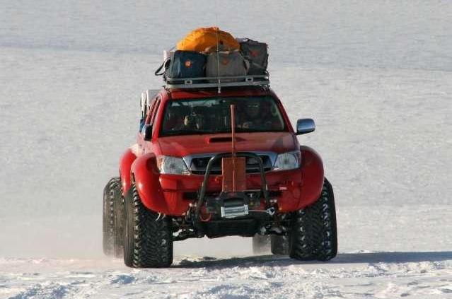 Hilux na Biegunie Południowym