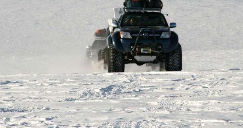 Hilux na Biegunie Południowym
