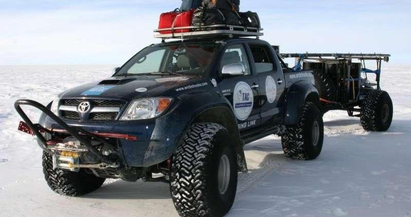 Hilux na Biegunie Południowym