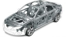 Seat Exeo 2012 sedan - schemat konstrukcyjny auta