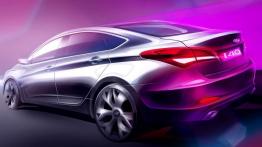 Hundai i40 sedan - szkic auta