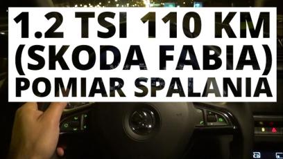 Skoda Fabia III 1.2 110 KM (AT) - pomiar spalania 