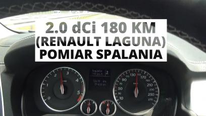 Renault Laguna Coupe GT 2.0 dCi 180 KM - pomiar spalania