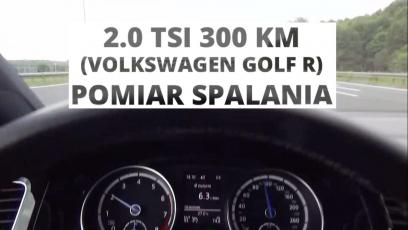 Volkswagen Golf R 2.0 TSI 300 KM - pomiar spalania