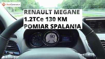 Renault Megane 1.2 TCe 130 KM - pomiar spalania