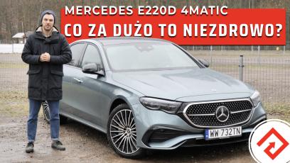 Mercedes E220d W214 – jeszcze więcej ekranów!
