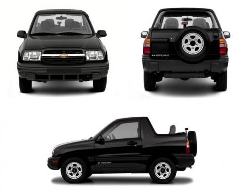 Szkic techniczny Chevrolet Tracker Cabrio