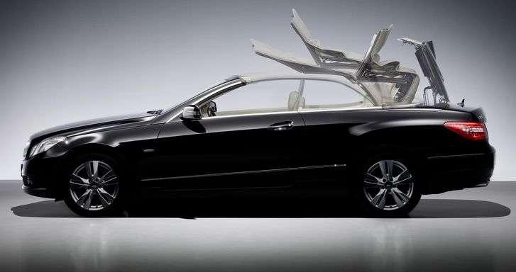 Mercedes E w miękkim kapeluszu