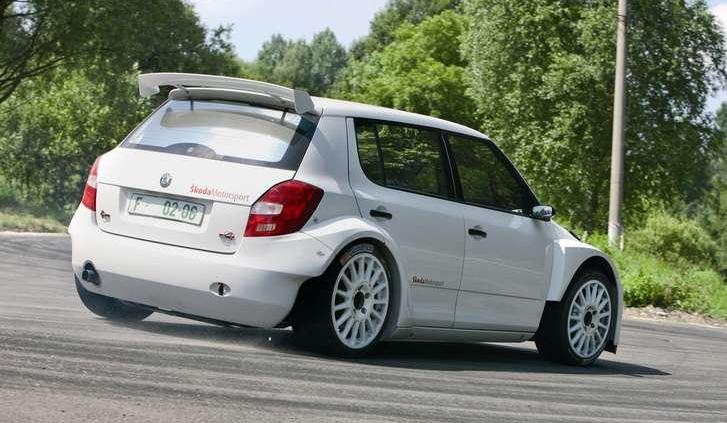 Leszek Kuzaj Skodą Fabią S2000 w sezonie 2010