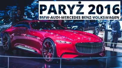 Paryż 2016 - BMW, Audi, Mercedes, Volkswagen