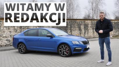 Skoda Octavia RS - powitanie w redakcji