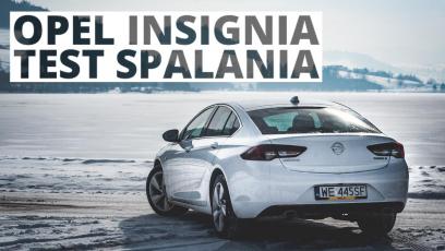 Opel Insignia 2.0 Turbo 260 KM (AT) - pomiar zużycia paliwa