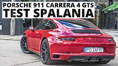 Porsche 911 Carrera 4 GTS 3.0 450 KM (AT) - pomiar zużycia paliwa