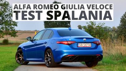 Alfa Romeo Giulia Veloce 2.0 TBI 280 KM (AT) - pomiar zużycia paliwa