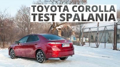 Toyota Corolla 1.6 Valvematic 132 KM (MT) - pomiar zużycia paliwa