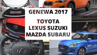 Genewa 2017 - Toyota, Lexus, Suzuki, Mazda, Subaru