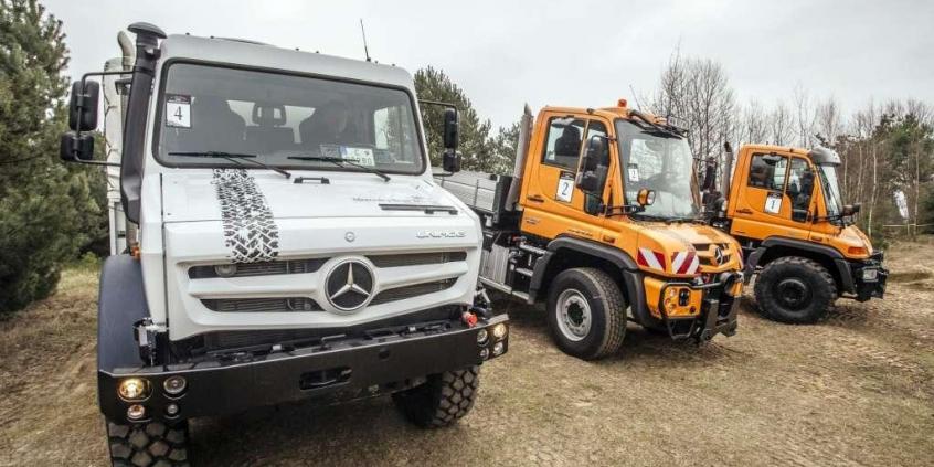 Unimog i Arocs - teren im niestraszny