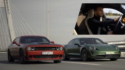 Porsche Taycan 4S - nie boi się nawet Hellcata!
