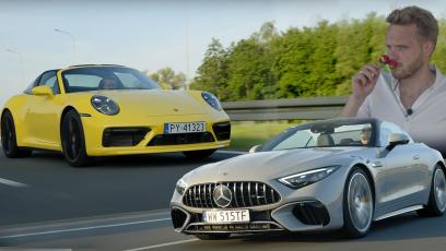 Porsche 911 Targa vs Mercedes SL 63 AMG - mnóstwo dylematów