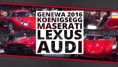 Genewa 2016 - Koenigsegg, Maserati, Lexus, Audi 