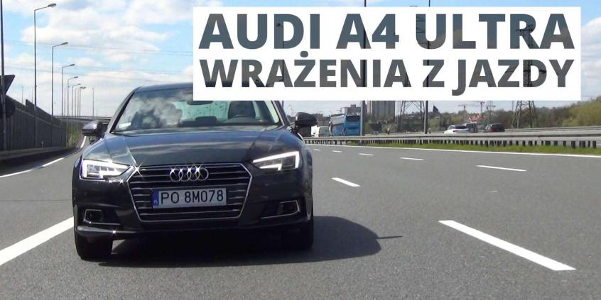 Audi A4 2.0 TFSI Ultra 190 KM, 2016 - wrażenia z jazdy