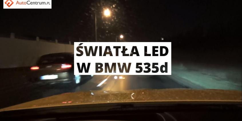 Światła LED w BMW serii 5 - wrażenia z jazdy
