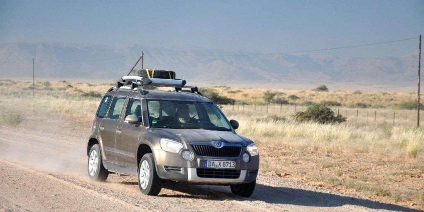 Skoda Yeti w Namibii - dzień 2 - poznajemy szutry i piaski