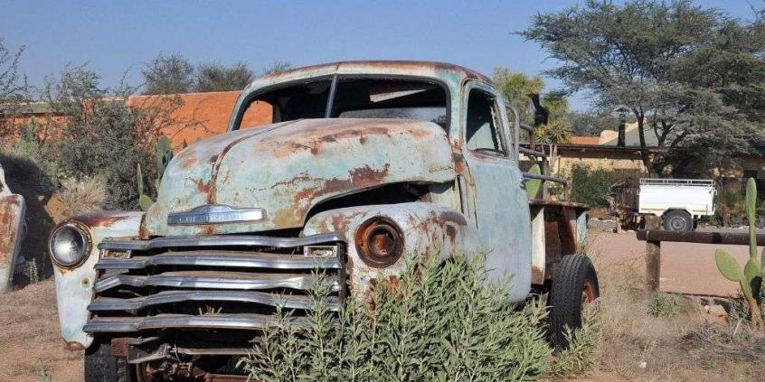 Skoda Yeti w Namibii - dzień 2 - poznajemy szutry i piaski