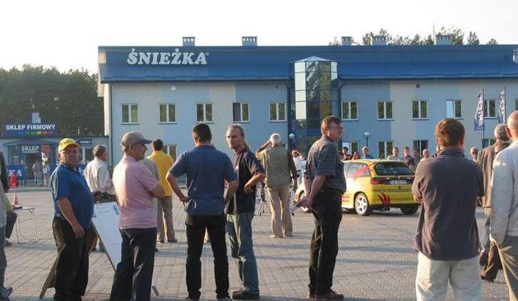 Dziennikarze-rajdowcy w Dębicy