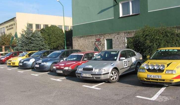 Dziennikarze-rajdowcy w Dębicy