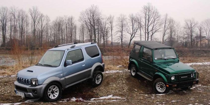 Suzuki Jimny vs. Suzuki Samurai - syn kontra ojciec?